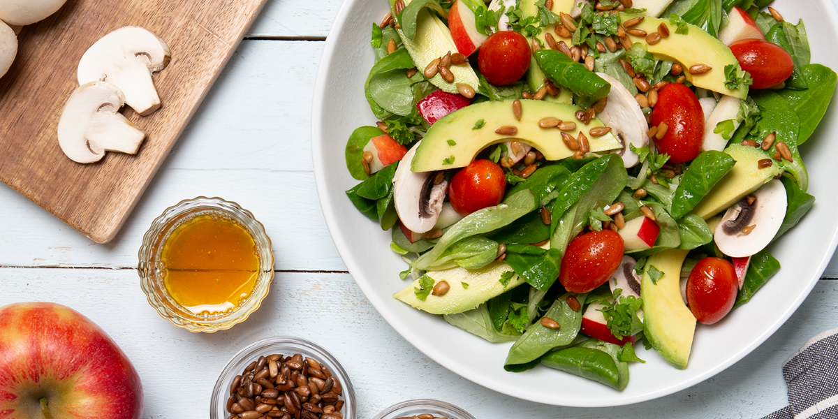 Basischer Avocado-Salat