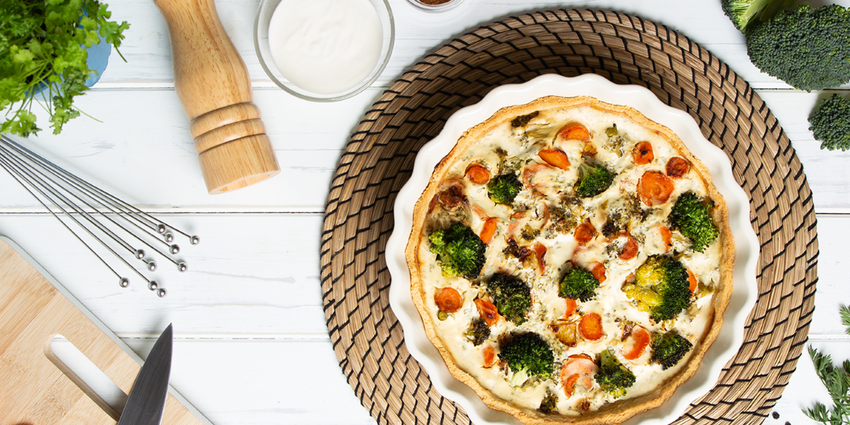 Basische Brokkoli-Quiche
