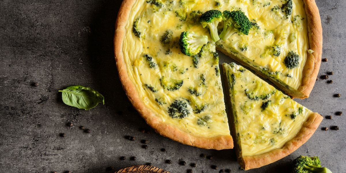 Basische Brokkoli-Quiche