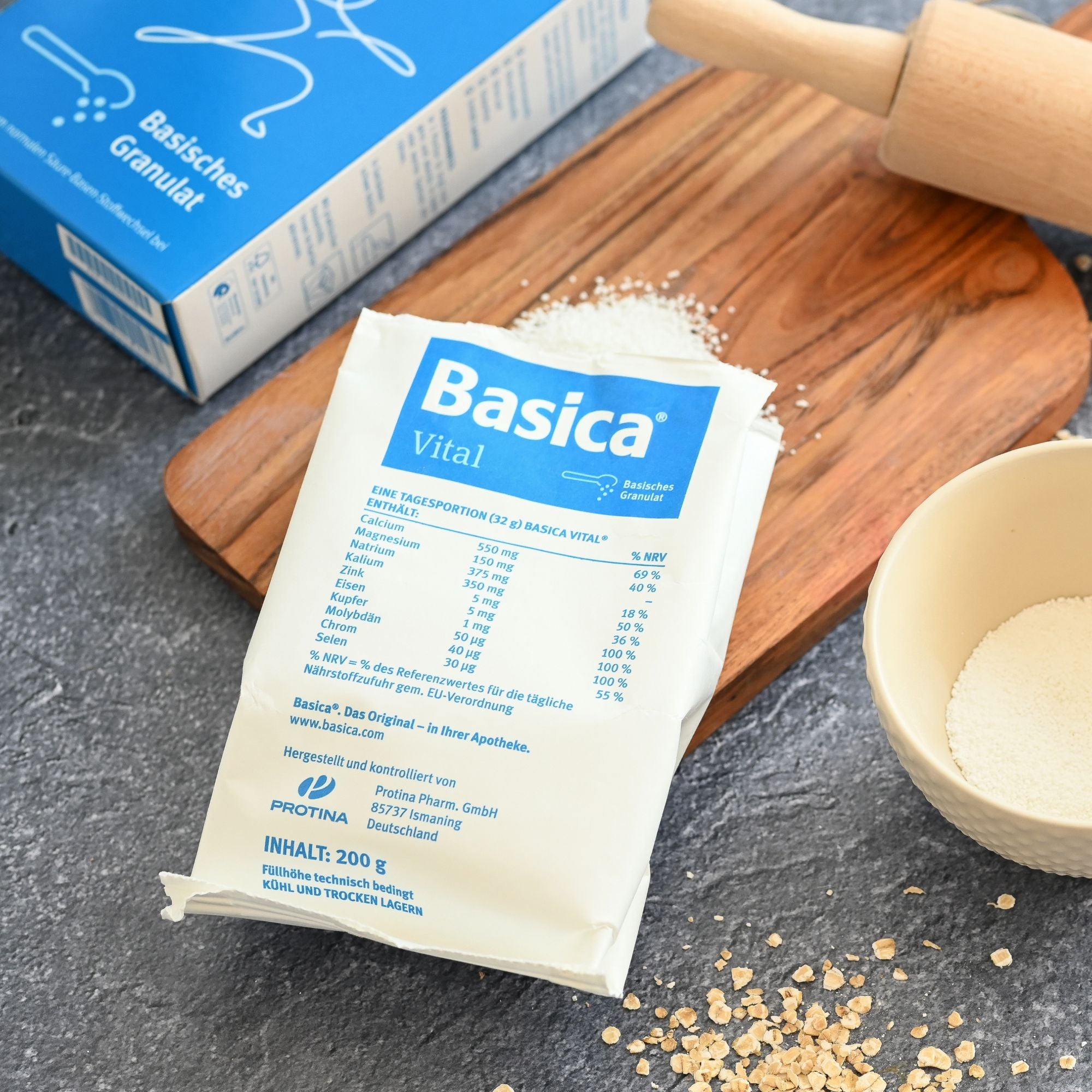 Basica Vital - Basisches Granulat zum Kochen und Backen