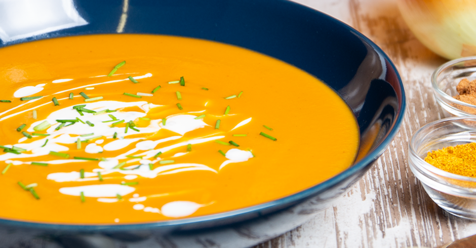 Alkaline pumpkin soup