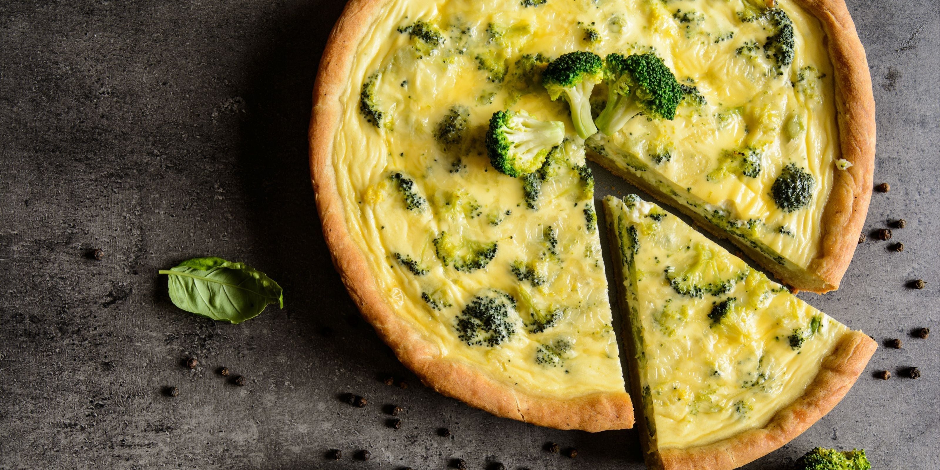Basische Brokkoli-Quiche
