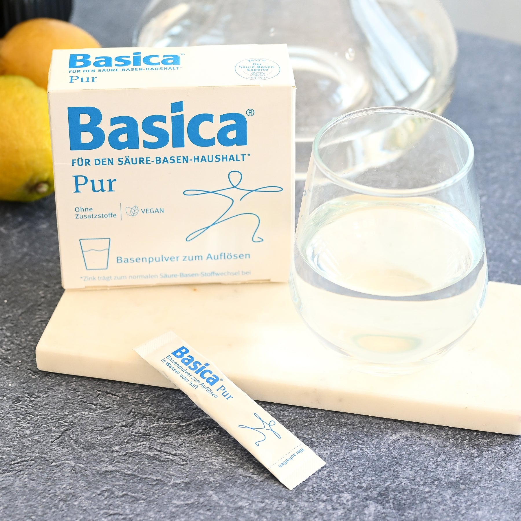 Basica Pur - Basenpulver zum Auflösen für den Säure-Basen-Haushalt