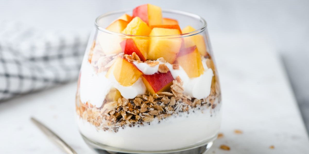 Pfirsich-Mandarinen-Müsli